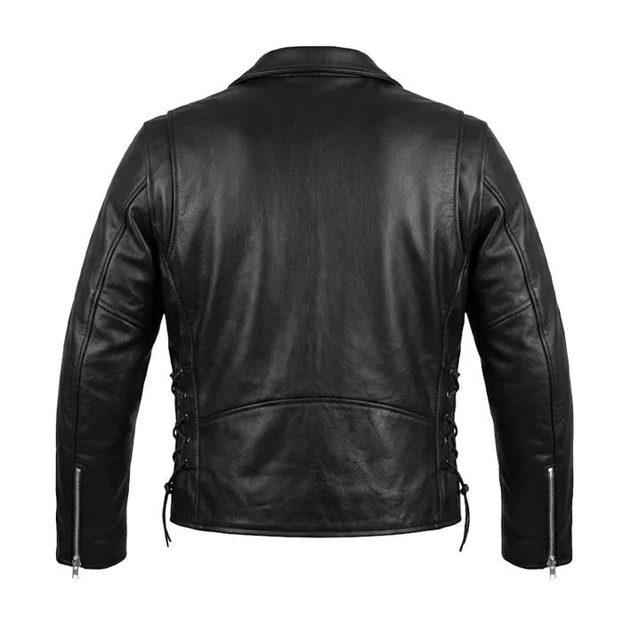 Ozzy - Men's Motorcycle Leather Jacket 12.00