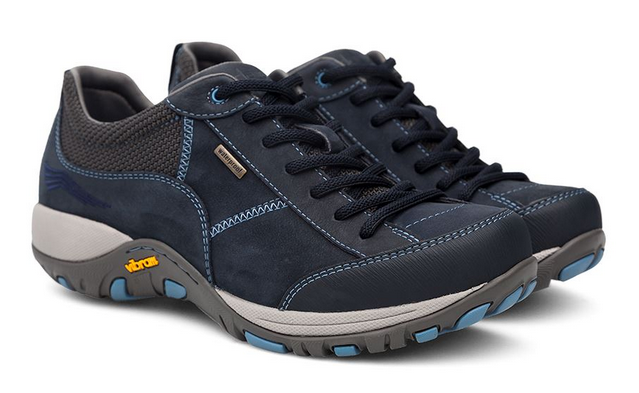 Paisley Navy Milled Nubuck