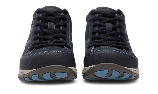 Paisley Navy Milled Nubuck
