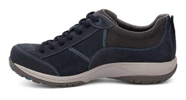 Paisley Navy Milled Nubuck