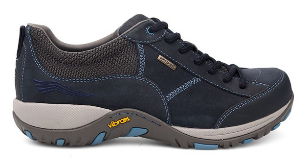 Paisley Navy Milled Nubuck