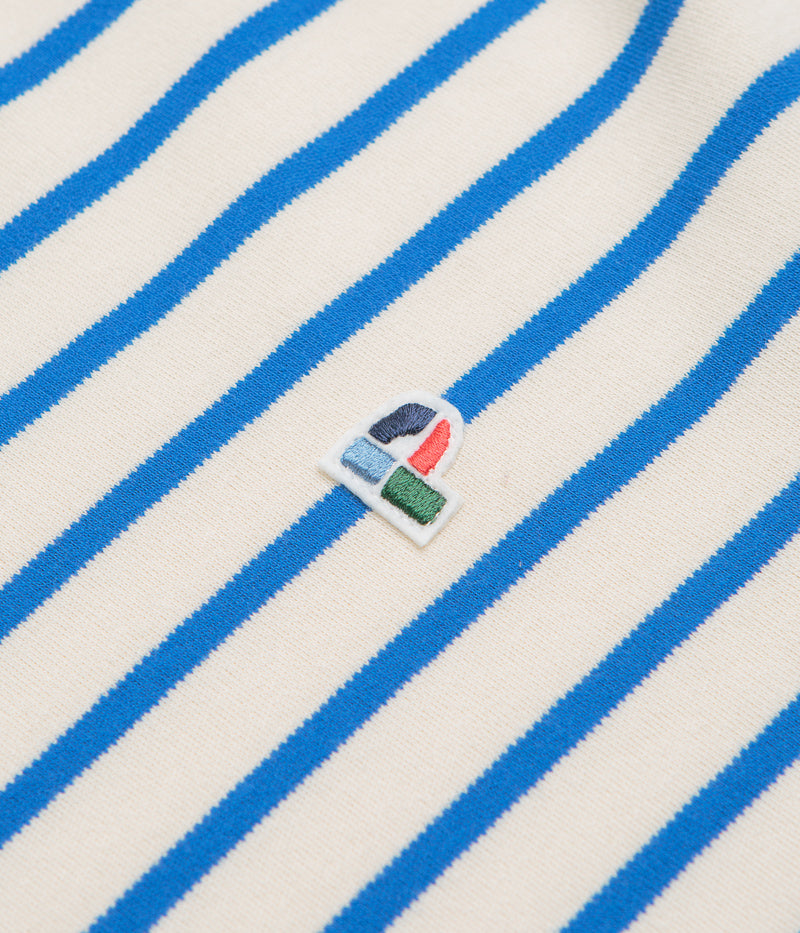 Parlez Shore YD Stripe Long Sleeve T-Shirt in Azure