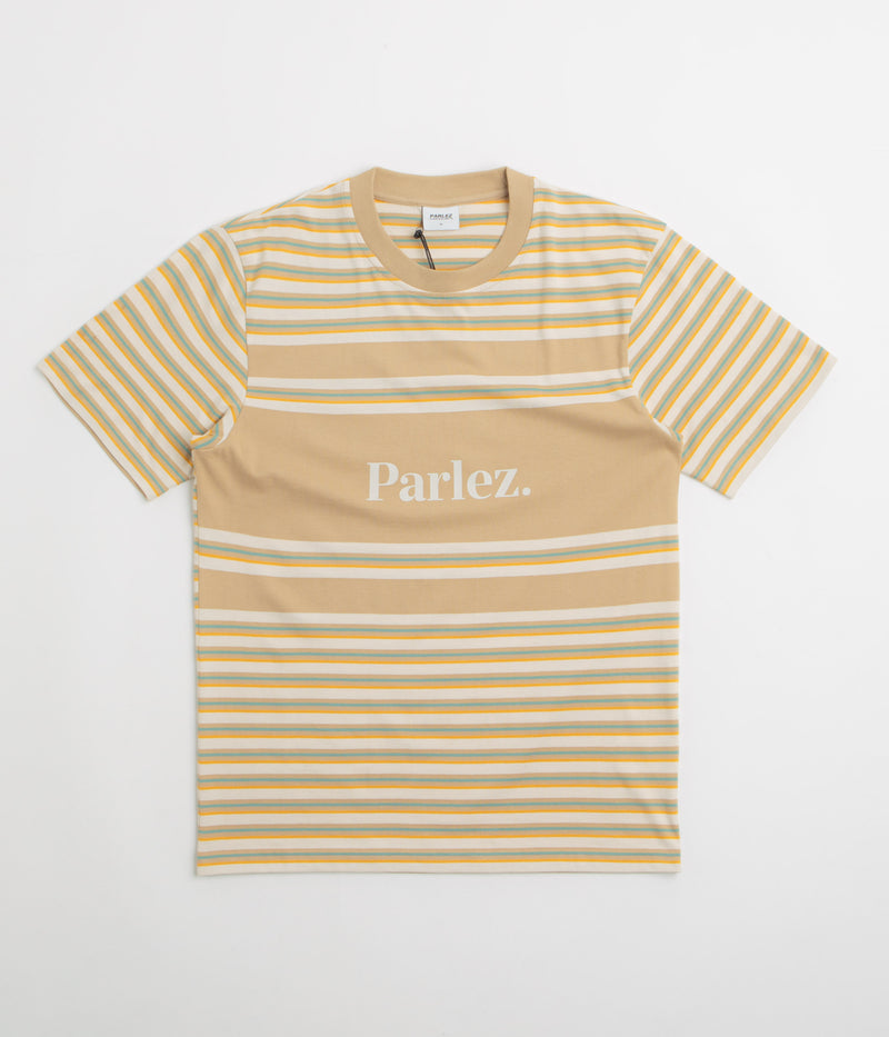 Parlez Solar YD Stripe T-Shirt in Greige