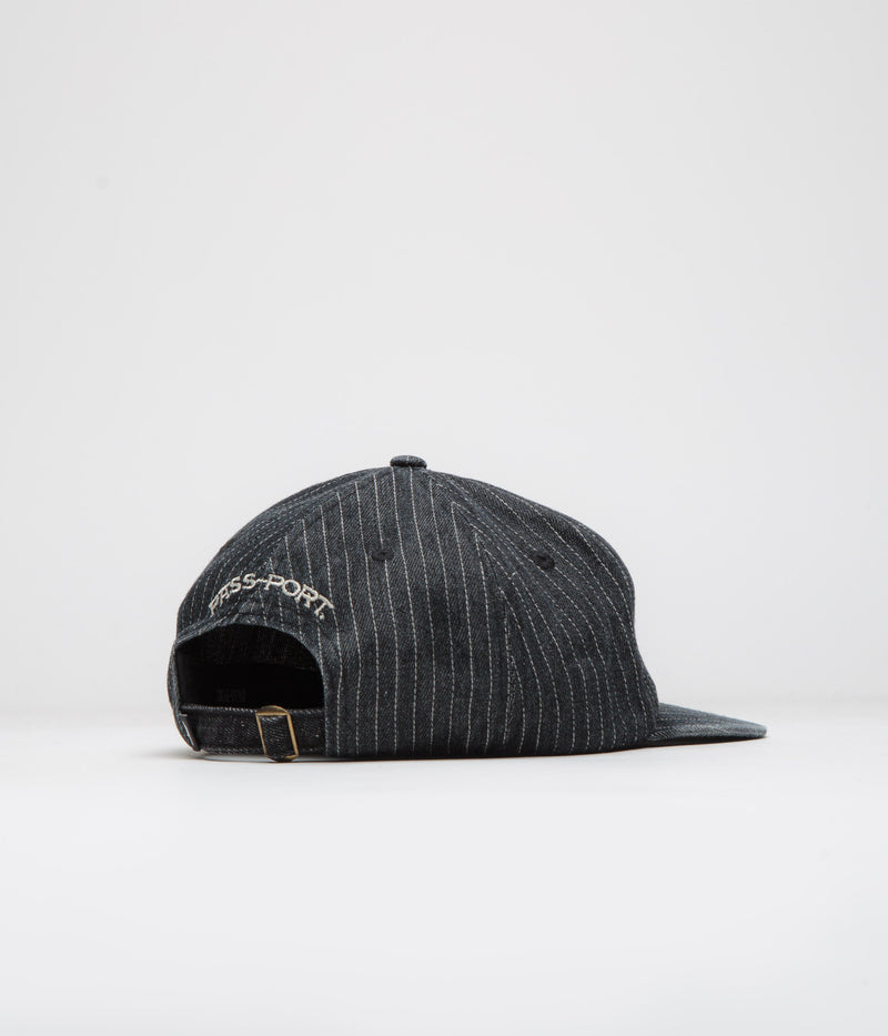 Pass Port Empty Pockets Workers Cap in Black