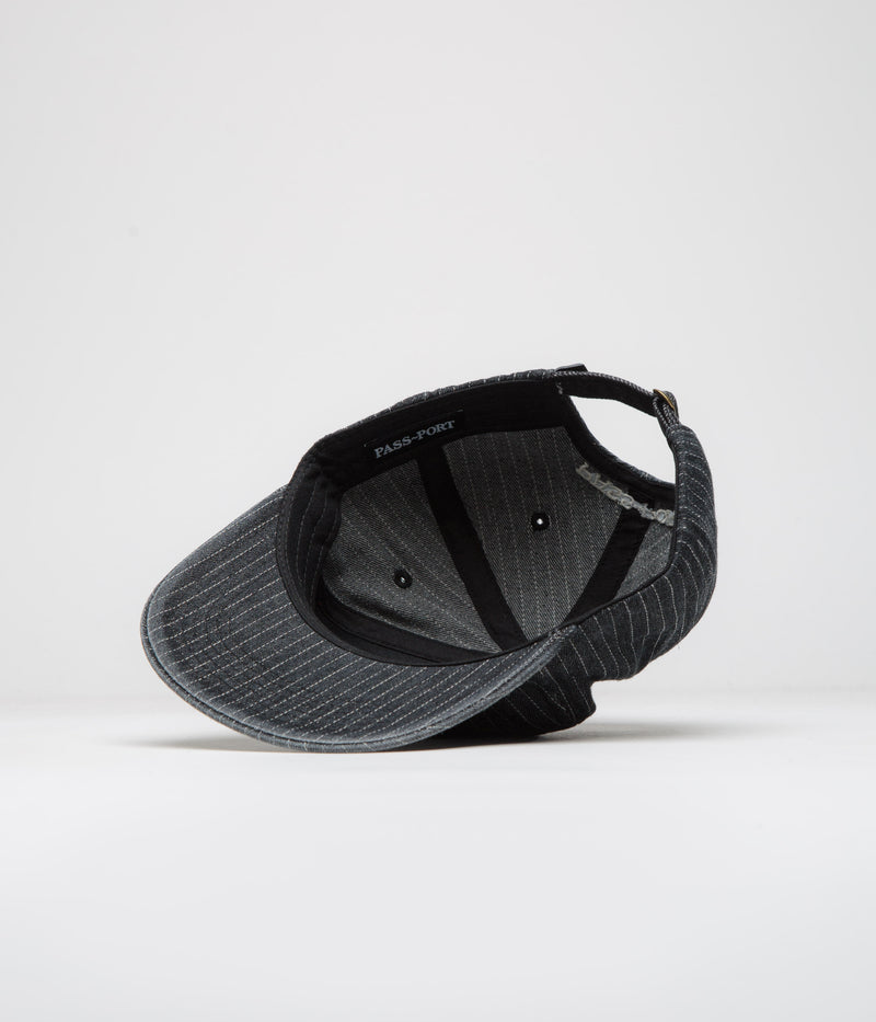 Pass Port Empty Pockets Workers Cap in Black