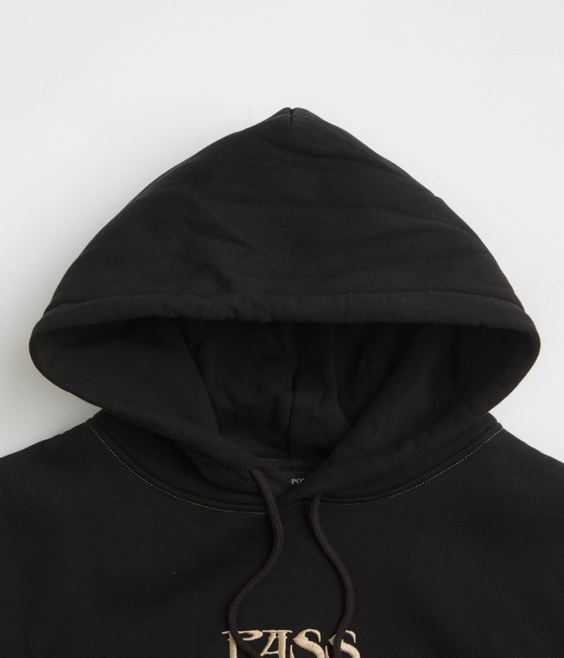 Pass Port Roman Candle Hoodie in Black