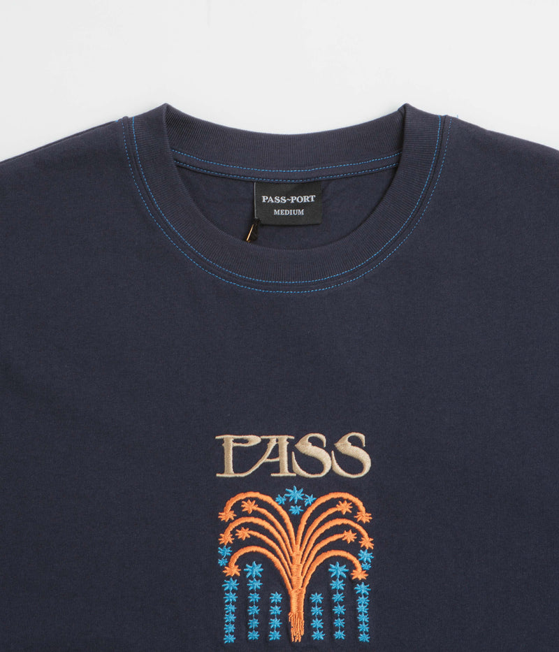Pass Port Roman Candle T-Shirt in Navy