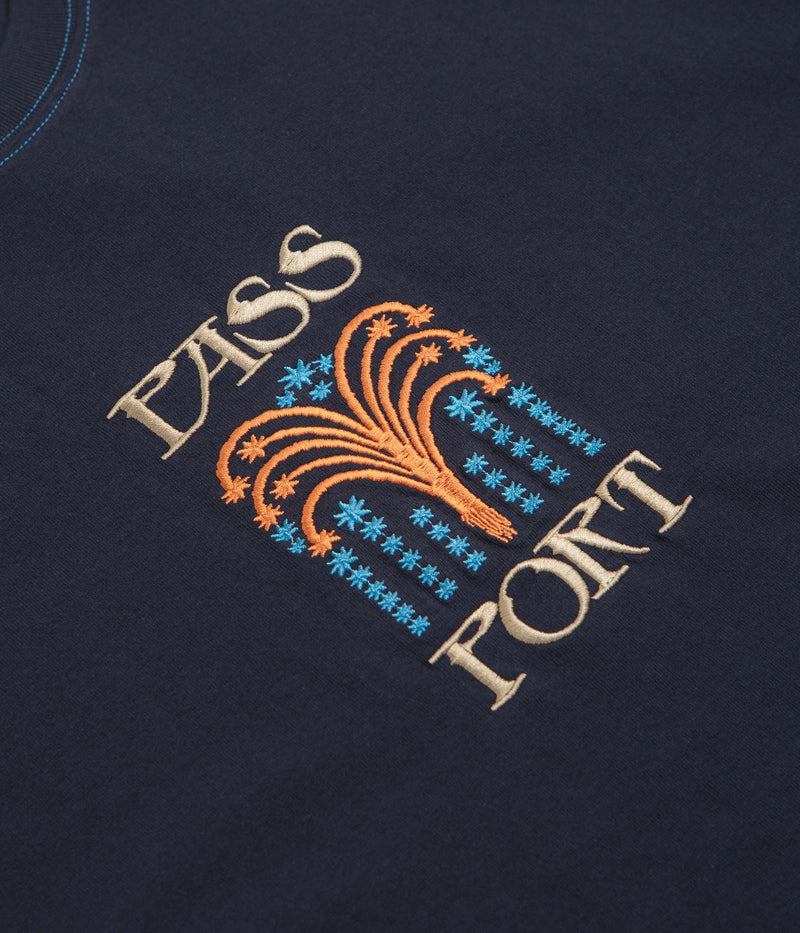 Pass Port Roman Candle T-Shirt in Navy