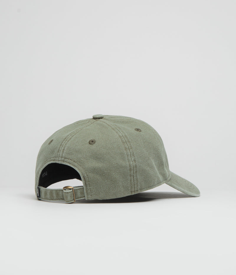 Pass Port Solid Leagues Cap in Washed Dark Military