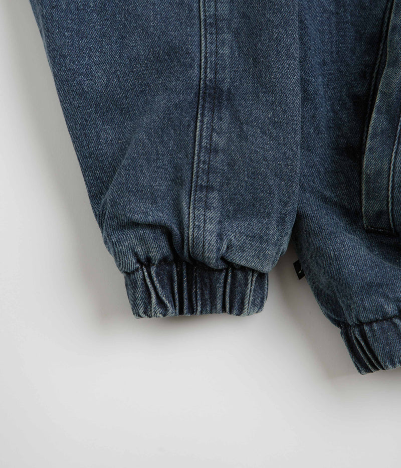 Pass Port Vineyard Birds Denim Delivery Jacket in Washed Indigo