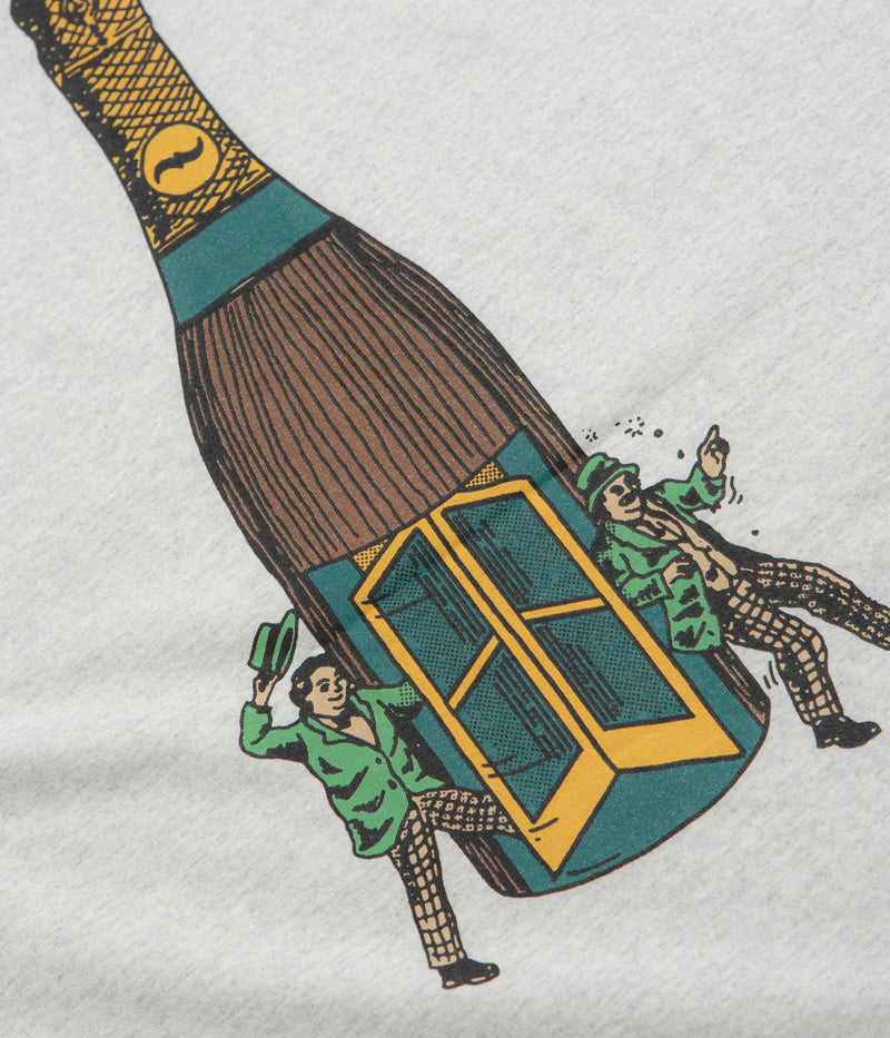 Pass Port Wine Em T-Shirt in Ash