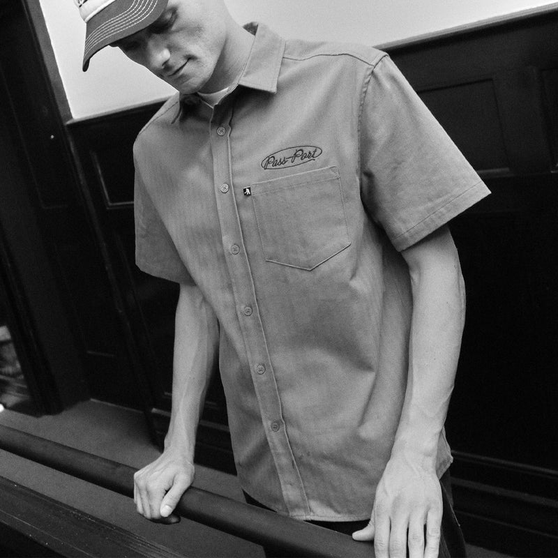 Passport Ovalit Herringbone Shirt - Grey