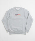 Pasteelo Lo-Fi Crewneck Sweatshirt in Heather Grey