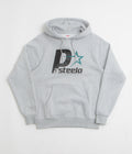 Pasteelo P Steelo Hoodie in Heather Grey and Black