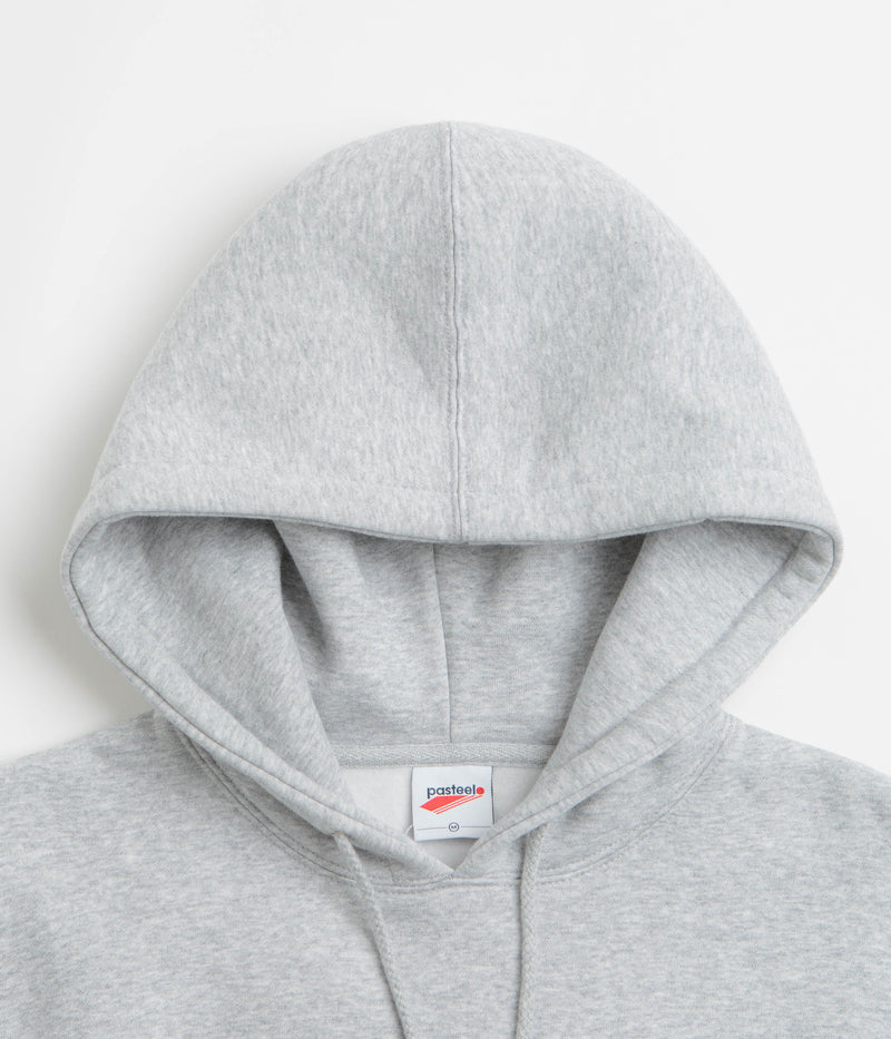 Pasteelo P Steelo Hoodie in Heather Grey and Black