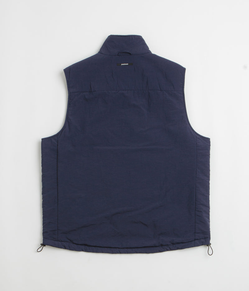 Pasteelo Reversible Vest in Navy and Black