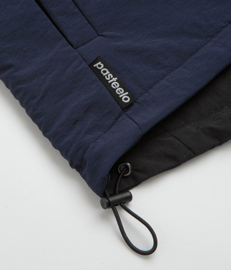Pasteelo Reversible Vest in Navy and Black