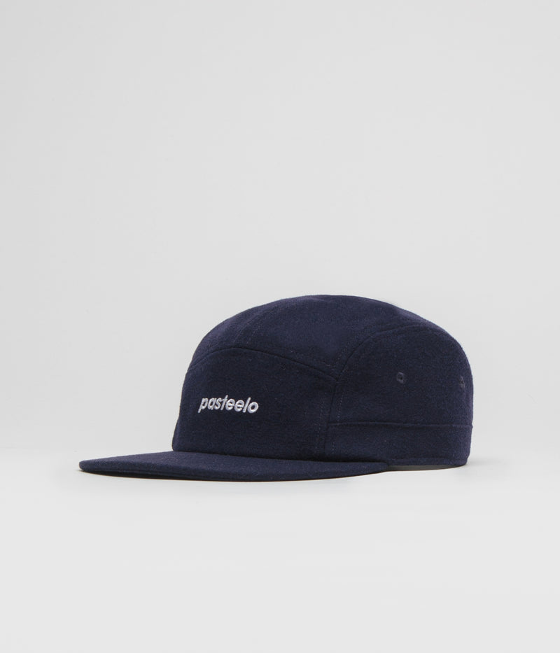 Pasteelo Wool Blend Cap in Navy