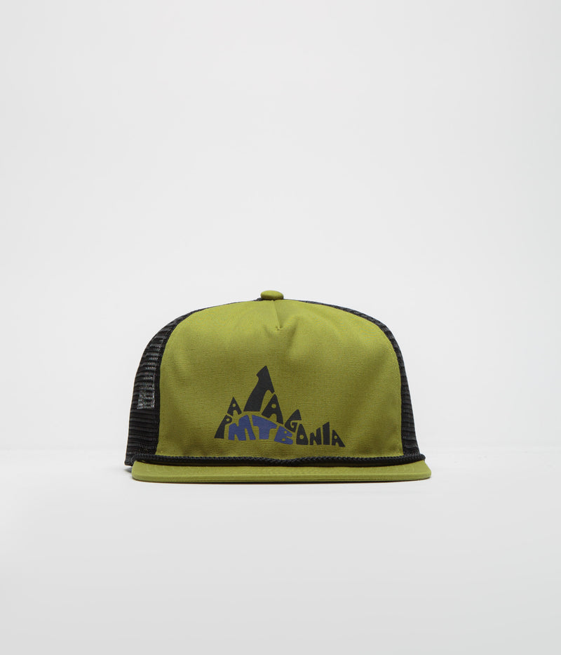 Patagonia Airfarer Cap in Berm Logo: Graze Green