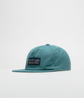 Patagonia Boardshort Label Funfarer Cap in Wetland Blue