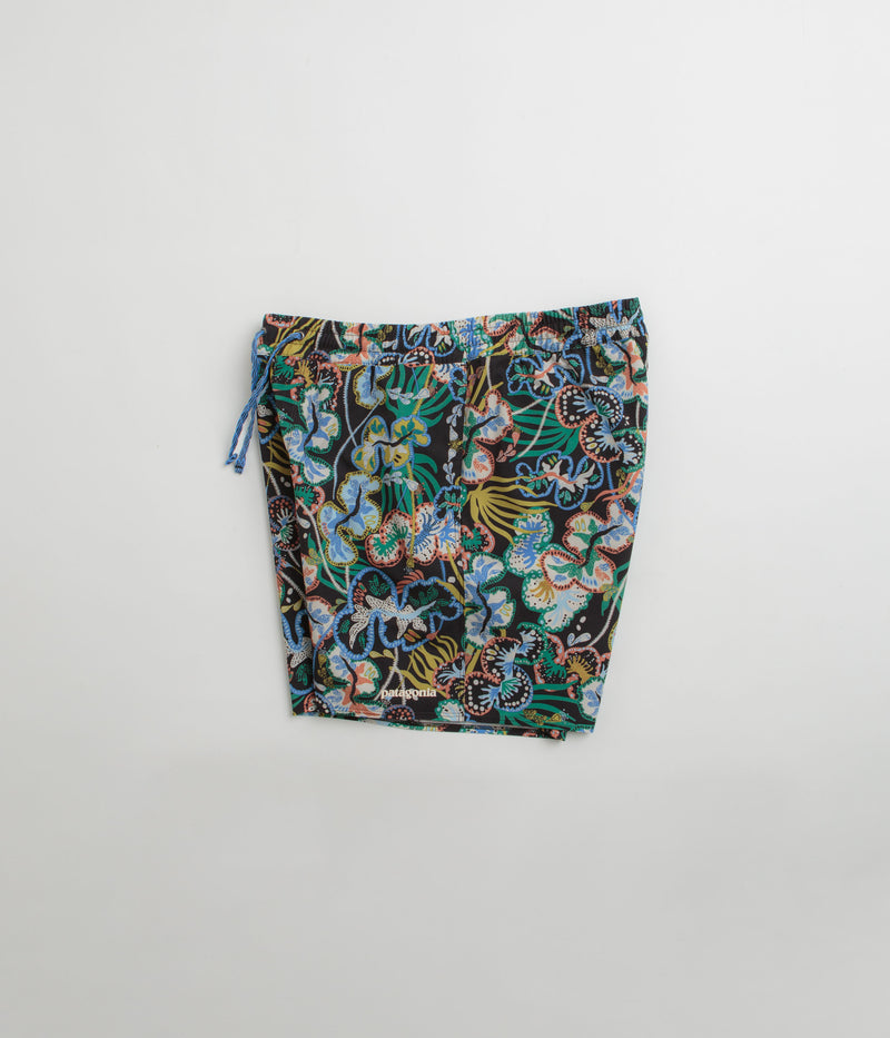 Patagonia Hydropeak Volley 16" Shorts in Undersea: Black