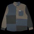 Butter Goods | Patchwork Plaid L/S Shirt
Color : Overdye Blue
