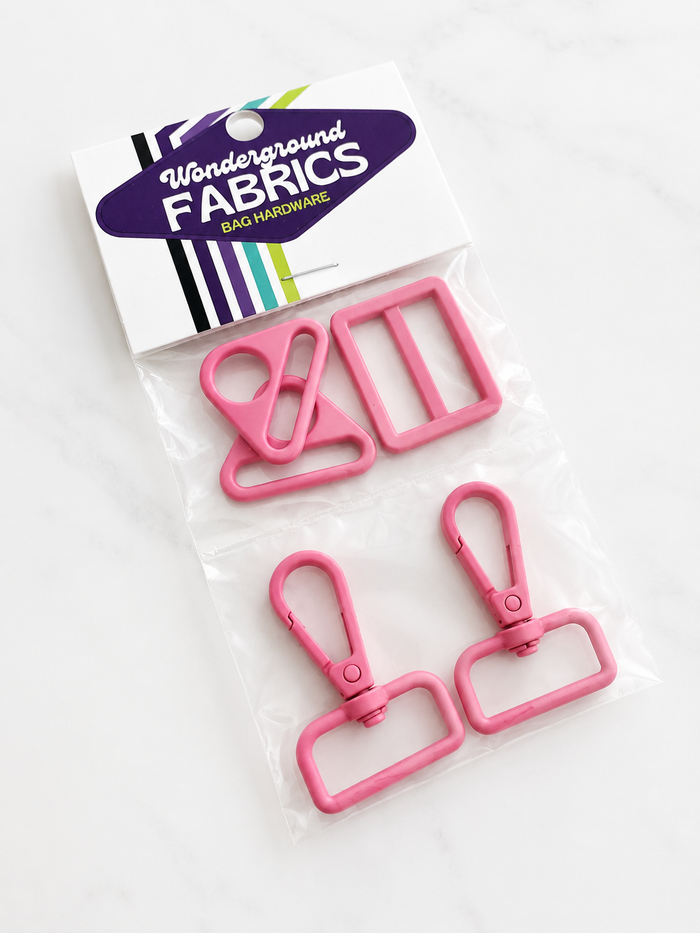 Pink Hardware / Bag Strap Kit ( 1” & 1.5” )