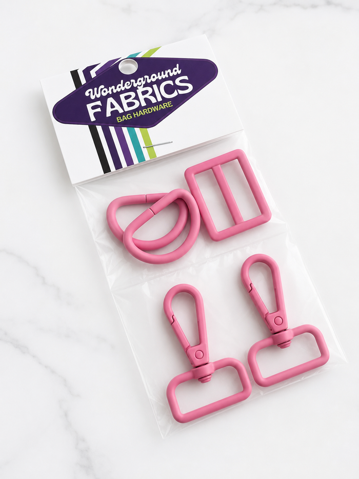 Pink Hardware / Bag Strap Kit ( 1” & 1.5” )