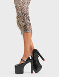 PARTY ALL NIGHT 
 
 Pity Party Platform Heels in Black patent. These platform boots feature a minimalist look with a high heel, keeping it nice and classy.These heels also feature a adjustable strap with a silver buckle and eyelets. Made with eco-friendly materials and 100% cruelty-free, these platform heels are as ethical as they are chic.
 
 - Platform Height
 - Adjustable strap
 - Silver Buckle
 - Silver Eyelets
 - High heel
 - Round toe
 - High Heel
 - 100% vegan
 
 SKU: LMF LMF 4625 - BlackPAT