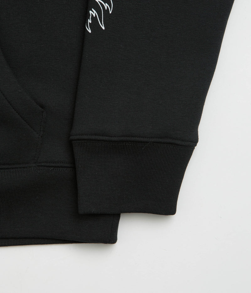 Poetic Collective Arm Outlines Hoodie in Black