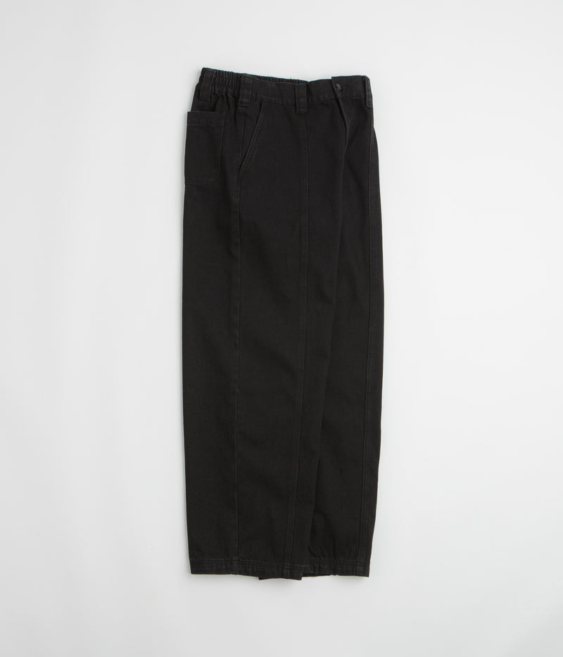 Poetic Collective Split Pants in Black Denim Wash
