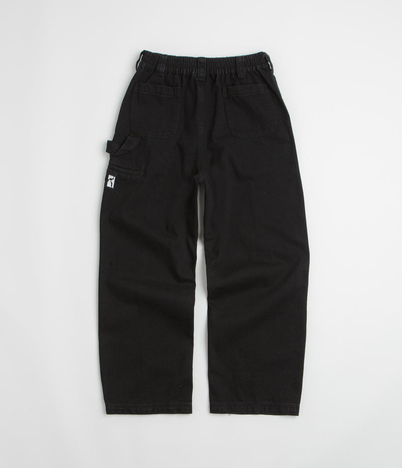 Poetic Collective Split Pants in Black Denim Wash