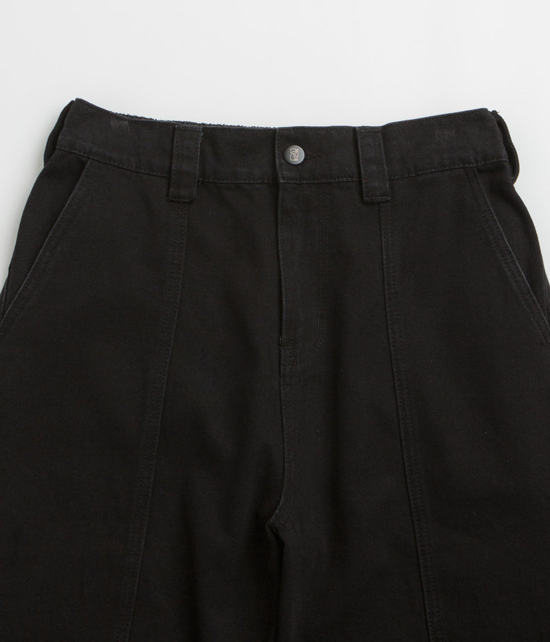 Poetic Collective Split Pants in Black Denim Wash