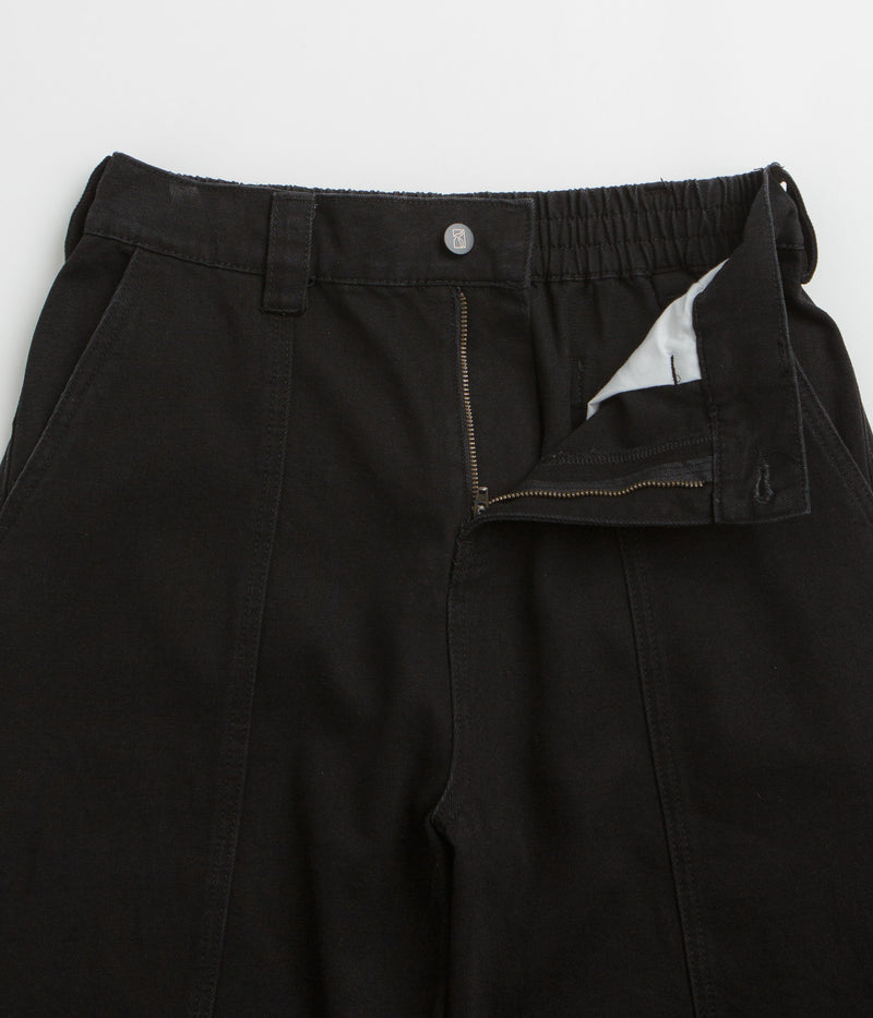 Poetic Collective Split Pants in Black Denim Wash