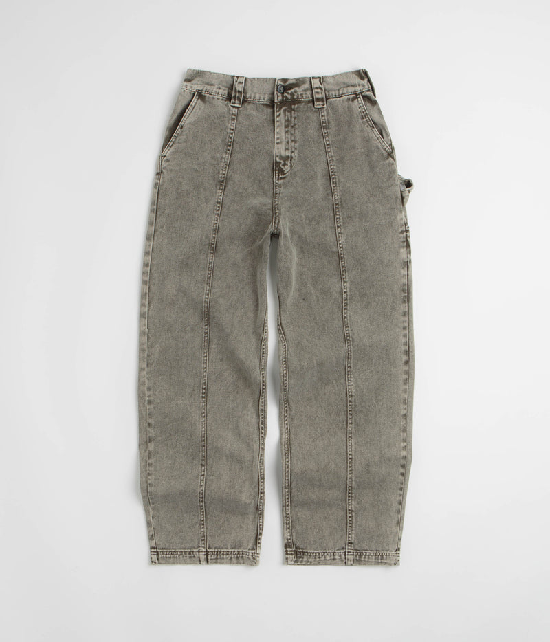 Poetic Collective Split Pants in Grey Denim Wash