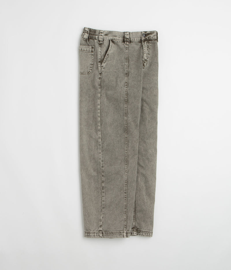 Poetic Collective Split Pants in Grey Denim Wash