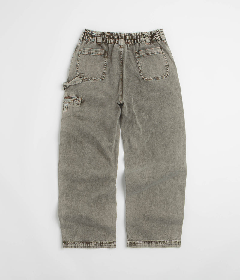 Poetic Collective Split Pants in Grey Denim Wash