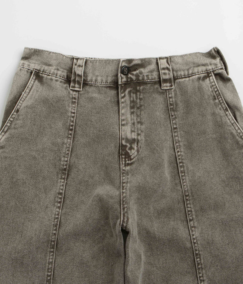 Poetic Collective Split Pants in Grey Denim Wash