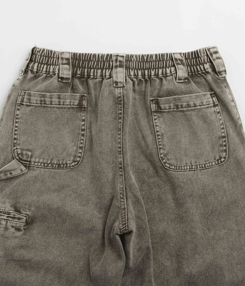 Poetic Collective Split Pants in Grey Denim Wash