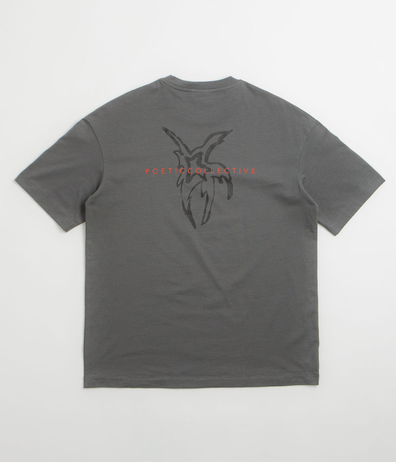 Poetic Collective Star T-Shirt in Iron Grey