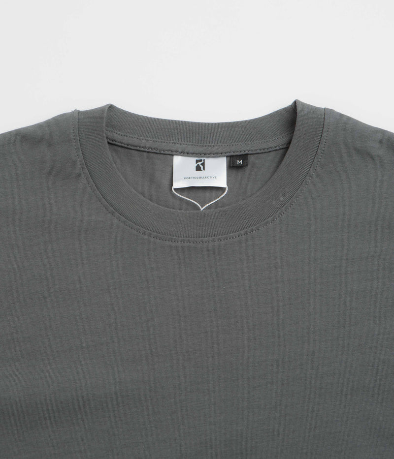 Poetic Collective Star T-Shirt in Iron Grey