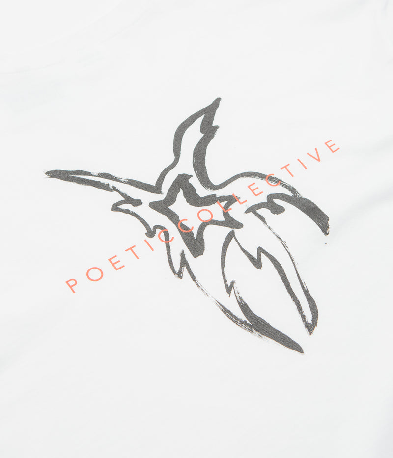 Poetic Collective Star T-Shirt in White