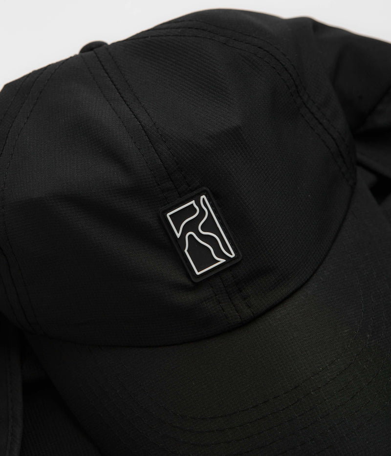 Poetic Collective Sun Flap Cap in Black