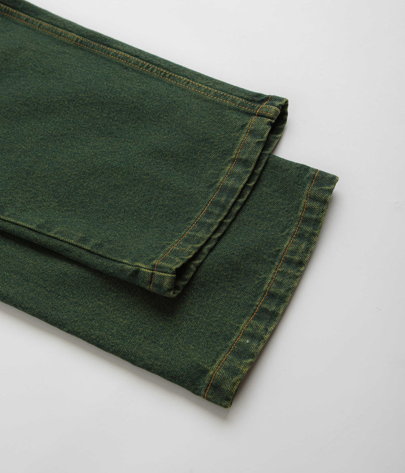 Polar 93 Denim Jeans in Chartreuse and Blue