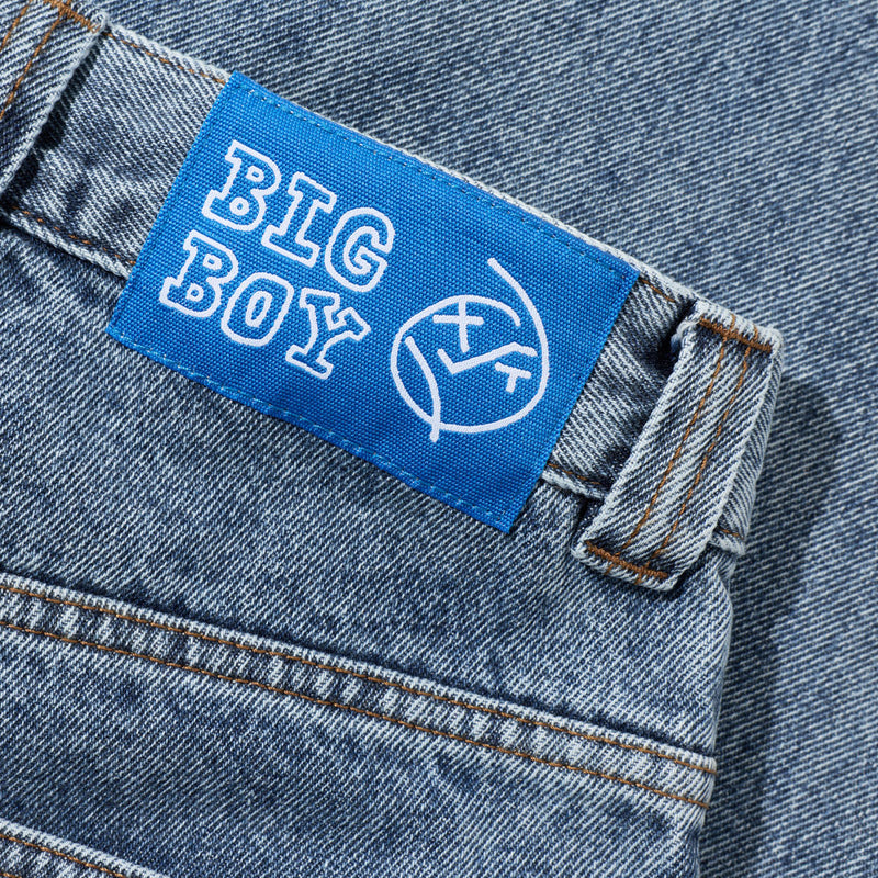 Polar Big Boy Jeans - Heavy Washed Blue