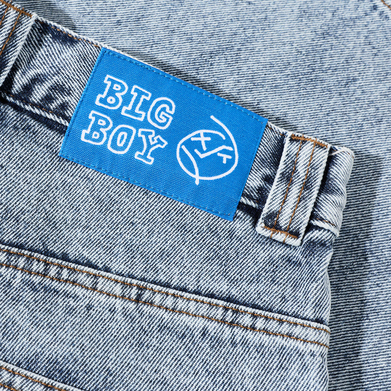 Polar Big Boy Shorts - Heavy Washed Blue