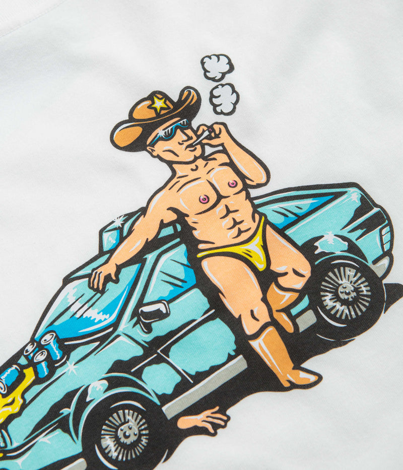 Polar Cowboy Cop T-Shirt in White