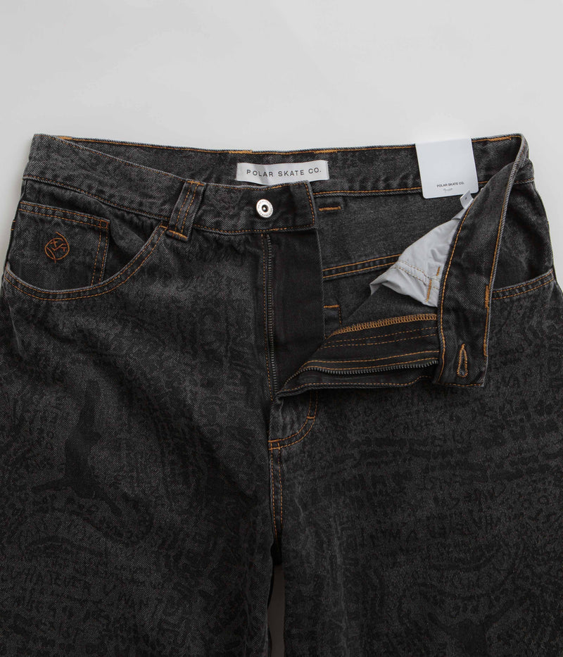 Polar Exist Big Boy Jeans in Washed Black