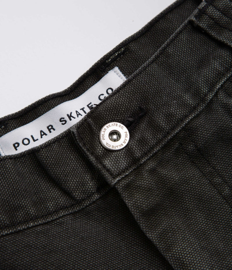 Polar Jiro Shorts in Dirty Black