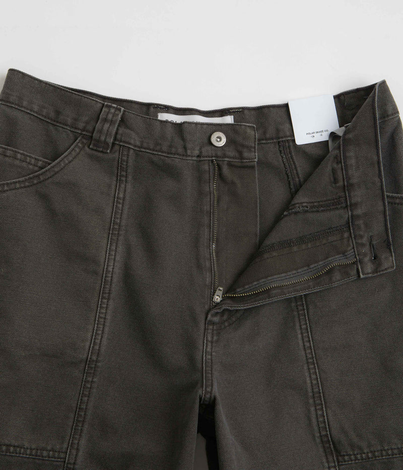 Polar Jiro Shorts in Dirty Black